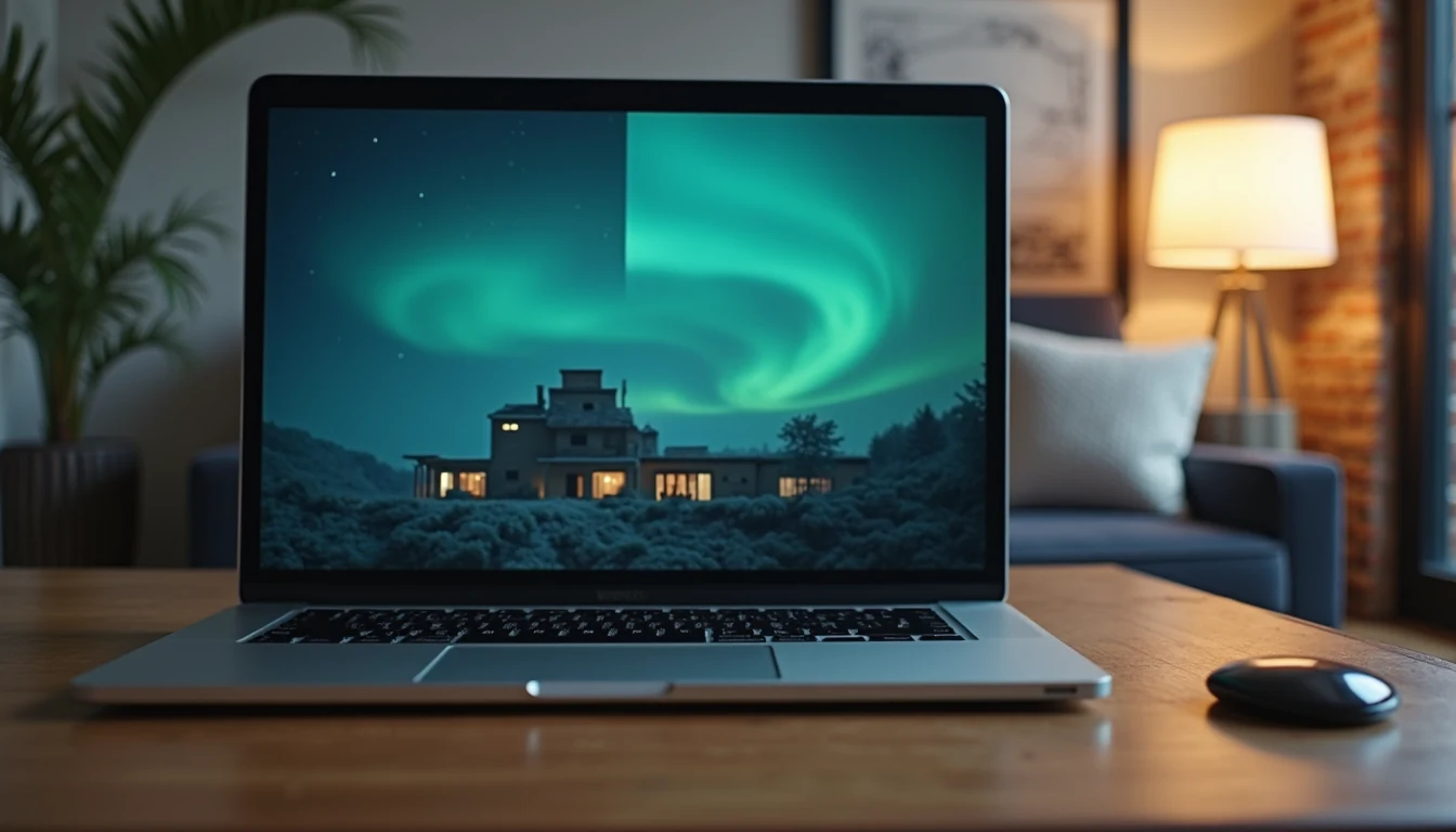 Vista frontal de una pantalla con una casa de apuestas online abierta